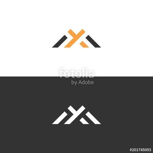 Yx Logo - Mountain logo design simple letter YX