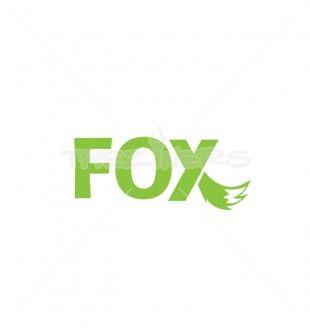 Yx Logo - Creative YX Letter Fox Tail Premade Animal Logo Template