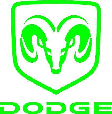 Lime Logo - Dodge Ram Head Logo (6
