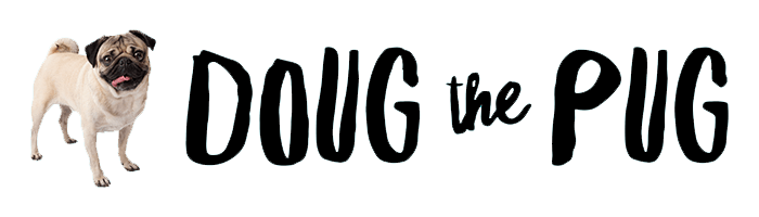 Doug Logo - Doug the Pug logo | Pug life | Company logo, Logos, Doug the pug
