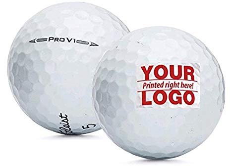 Golfballs.com Logo - Personalized 1 Dozen Pro V1 Custom Logo Golf Balls + Free Tees