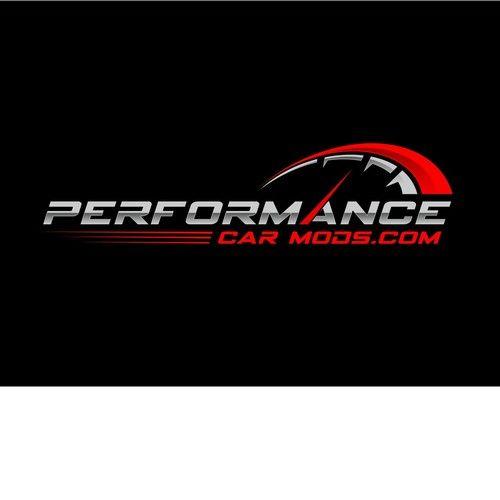 Performance Logo - NASCAR SPONSORSHIP graphic logo for PERFORMANCE CAR MODS.COM. Logo