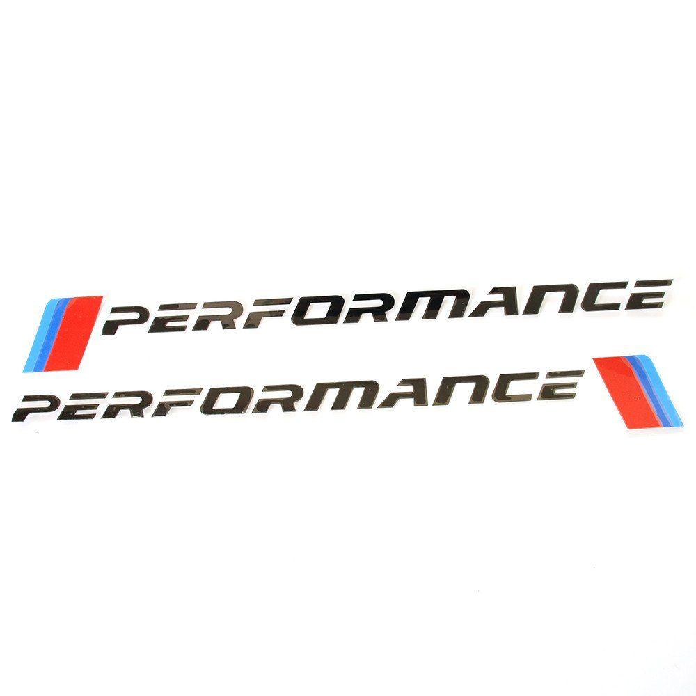 Performance Logo - 2pcs New M Performance Logo Side Skirt Stickers Decal
