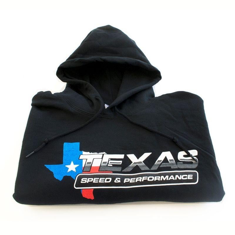 Performance Logo - Texas Speed & Performance Black Hoodie With Logo