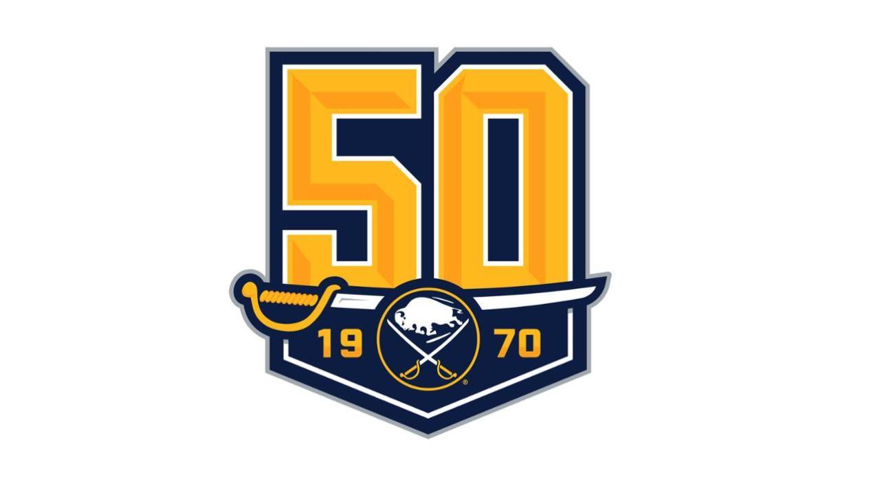 Anniversary Logo - Buffalo Sabres unveil '50th anniversary' logo