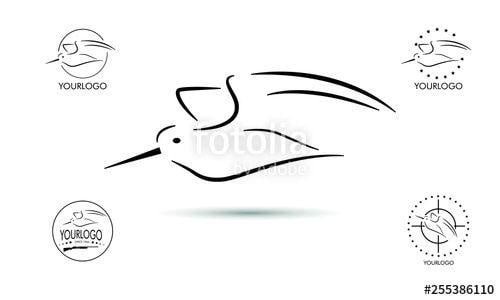 Woodcock Logo - Woodcock hunt logo designs vector, Badge of woodcock Hunting logo ...