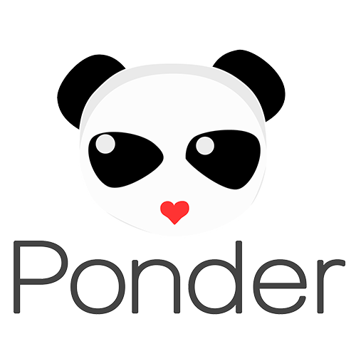 Ponder Logo - Ponder app logo