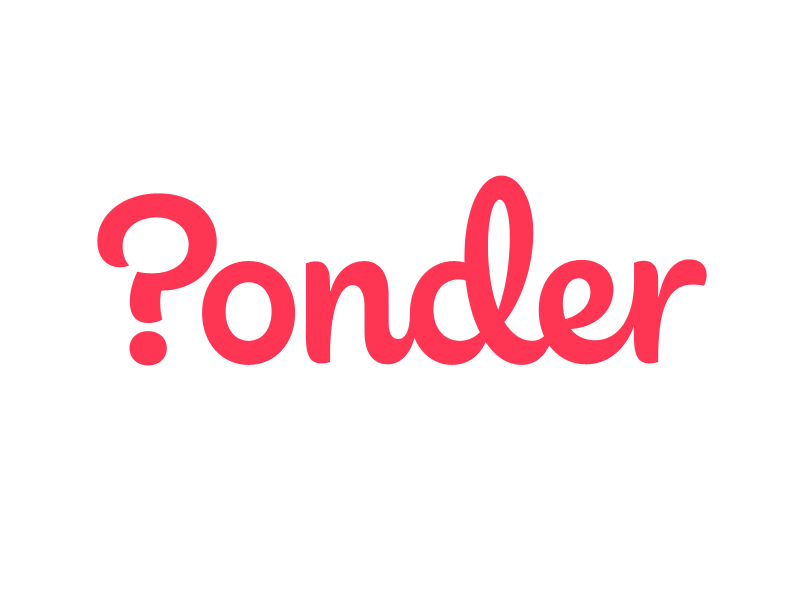Ponder Logo - Ponder by Henric Sjösten on Dribbble
