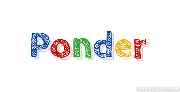 Ponder Logo - United States of America Logo | Free Logo Design Tool from Flaming Text