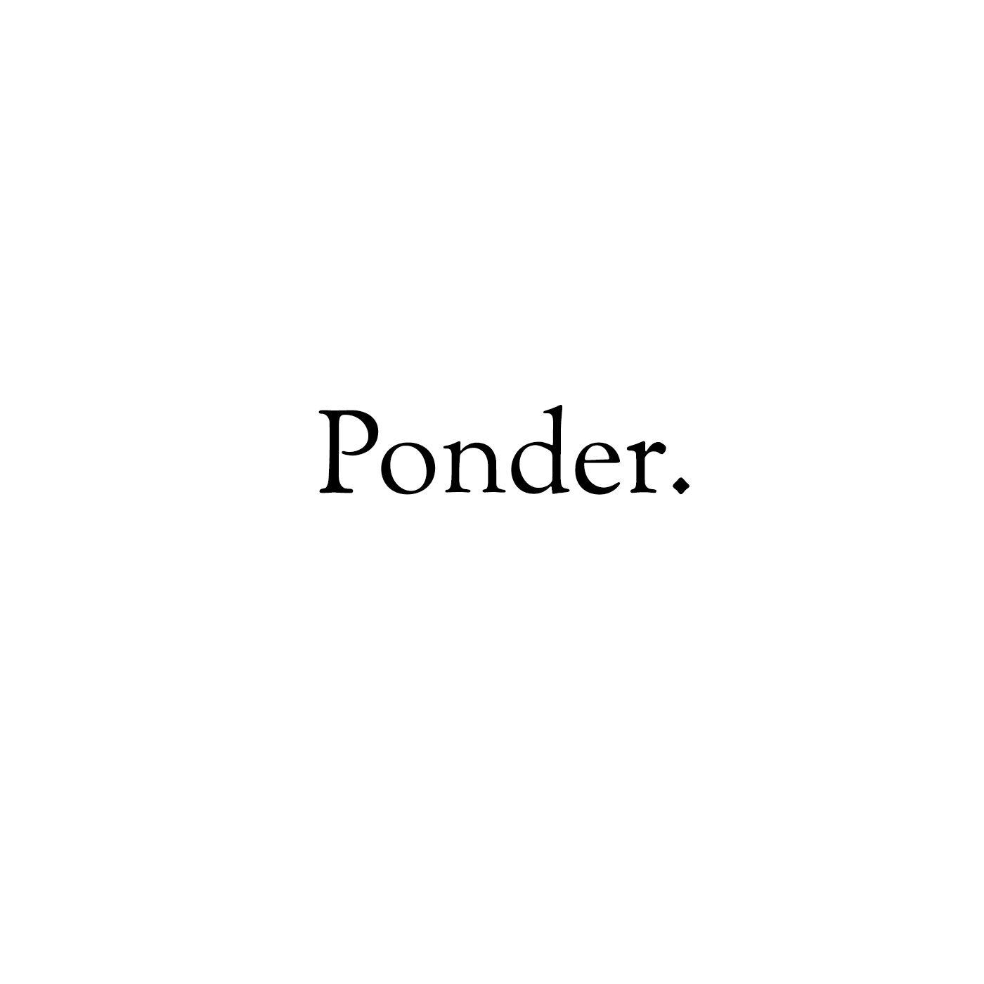 Ponder Logo - Ponder