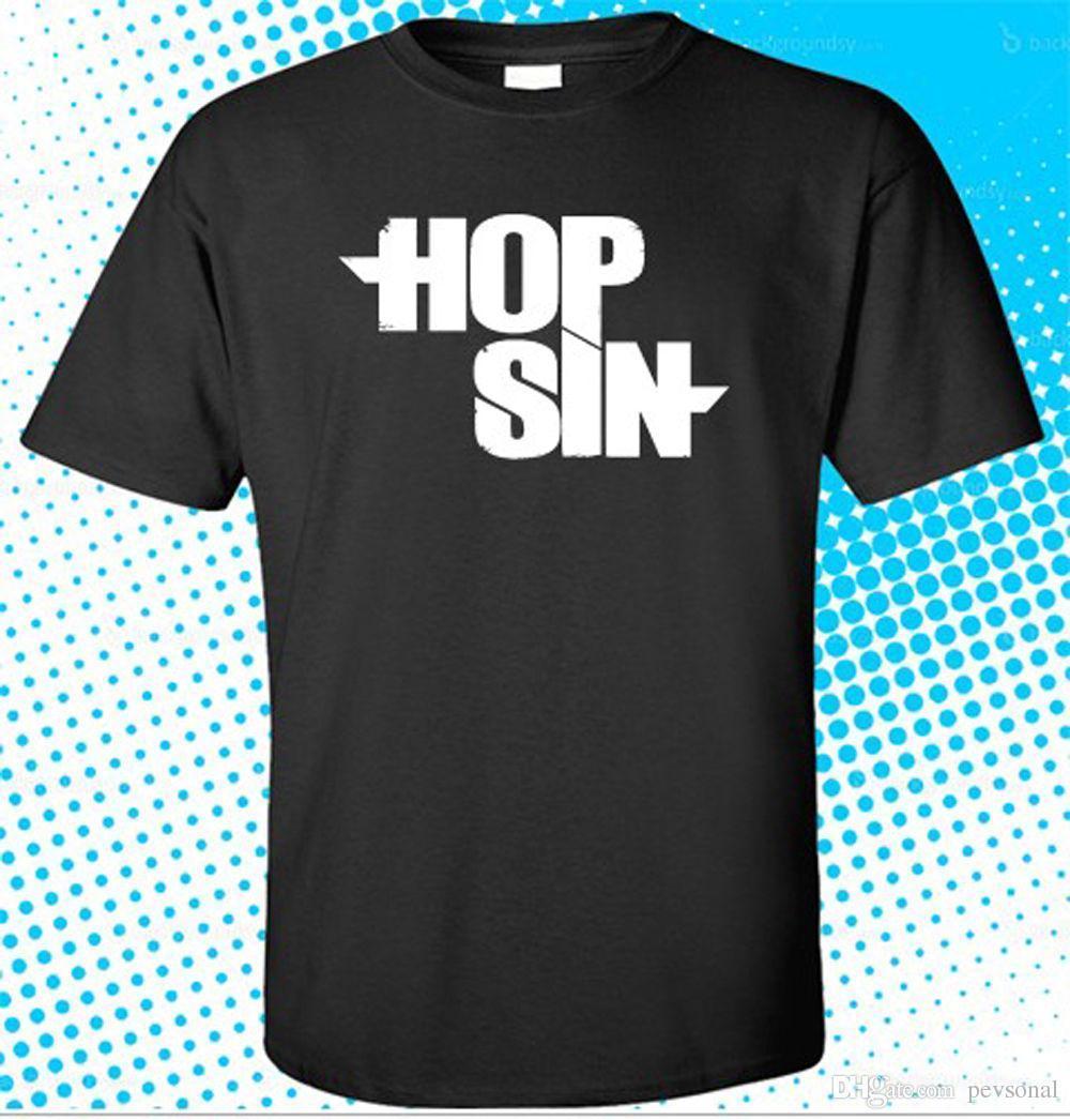 Hopsin Logo - New HOPSIN LOGO RAP Men's Black T-Shirt Size S to 3XL Hipster O-neck cool  tops