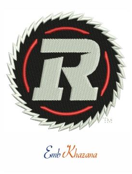 Redblacks Logo - football logos embroidery design