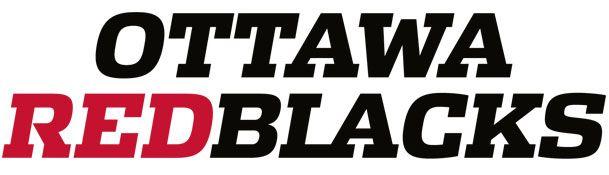 Redblacks Logo - Ottawa RedBlacks Wordmark