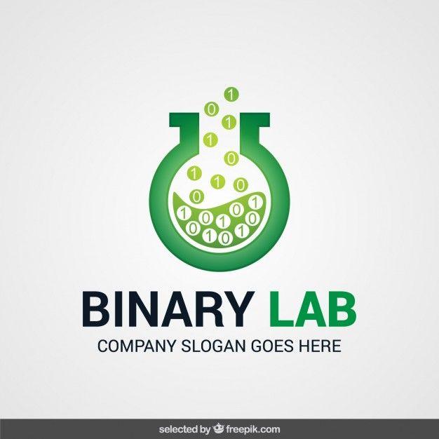 Binary Logo - Binary lab logo in green