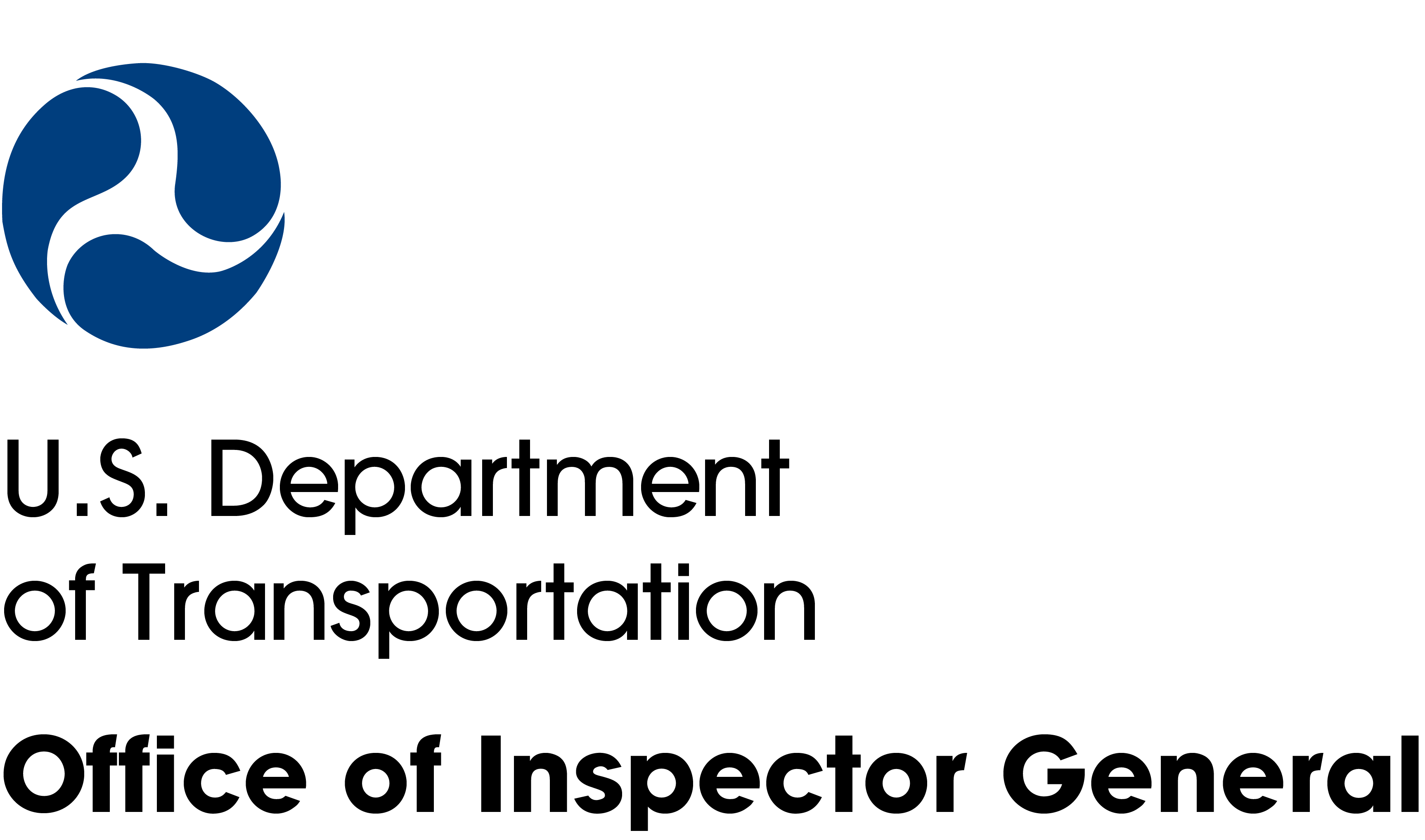 USDOT Logo - Office of Inspector General logo for the USDOT.png