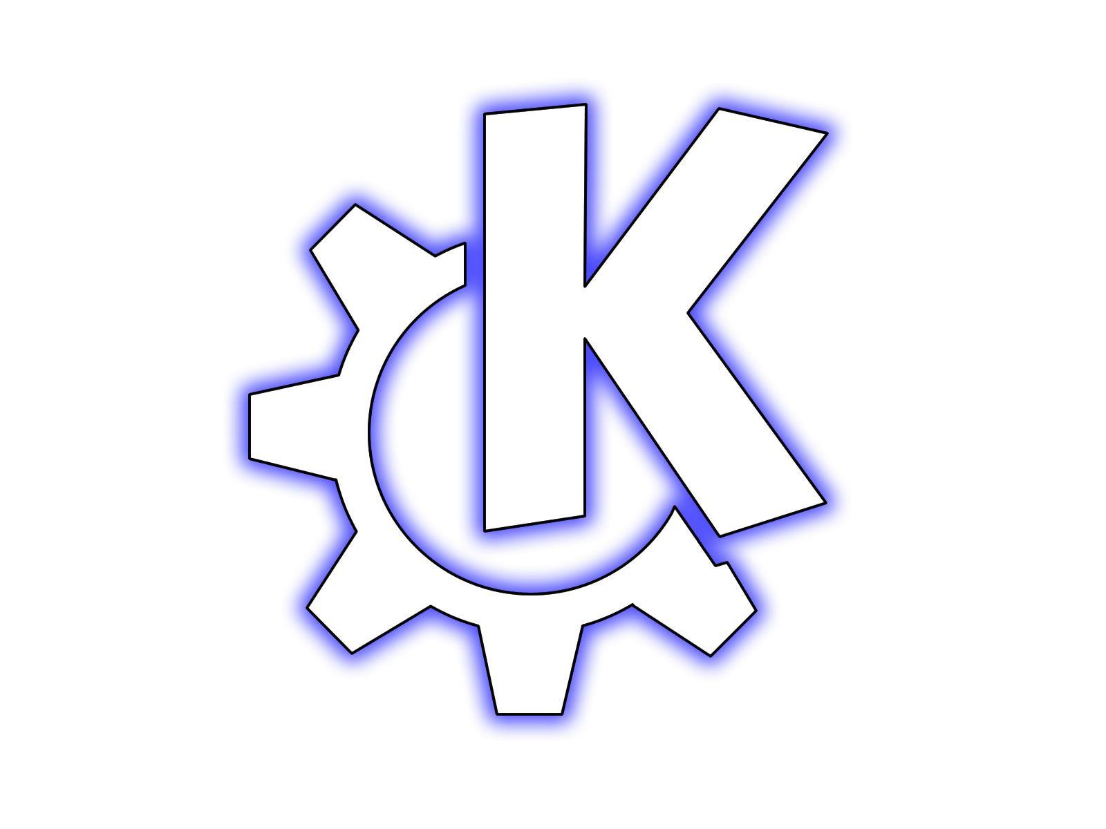 KDE Logo - Kde Logo glow different colours - www.opendesktop.org