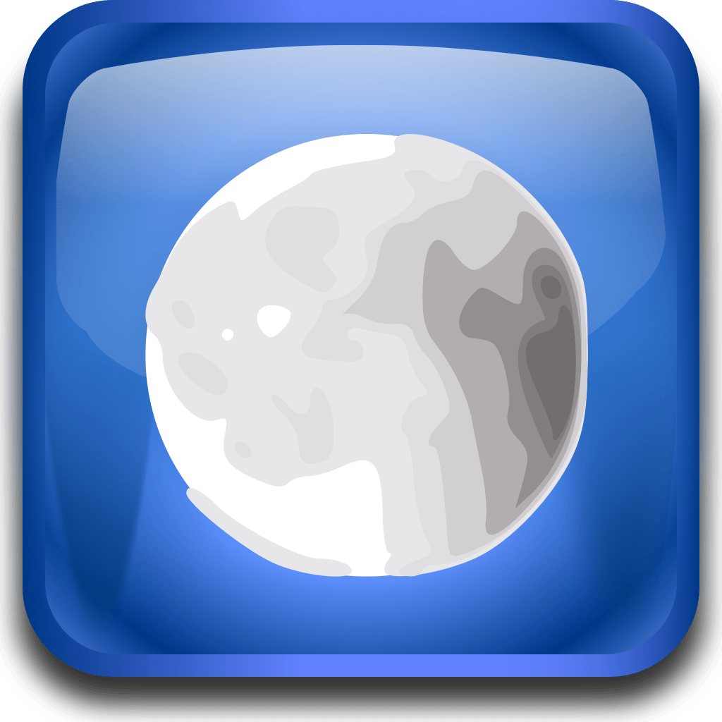 KDE Logo - KDE logo moon.svg