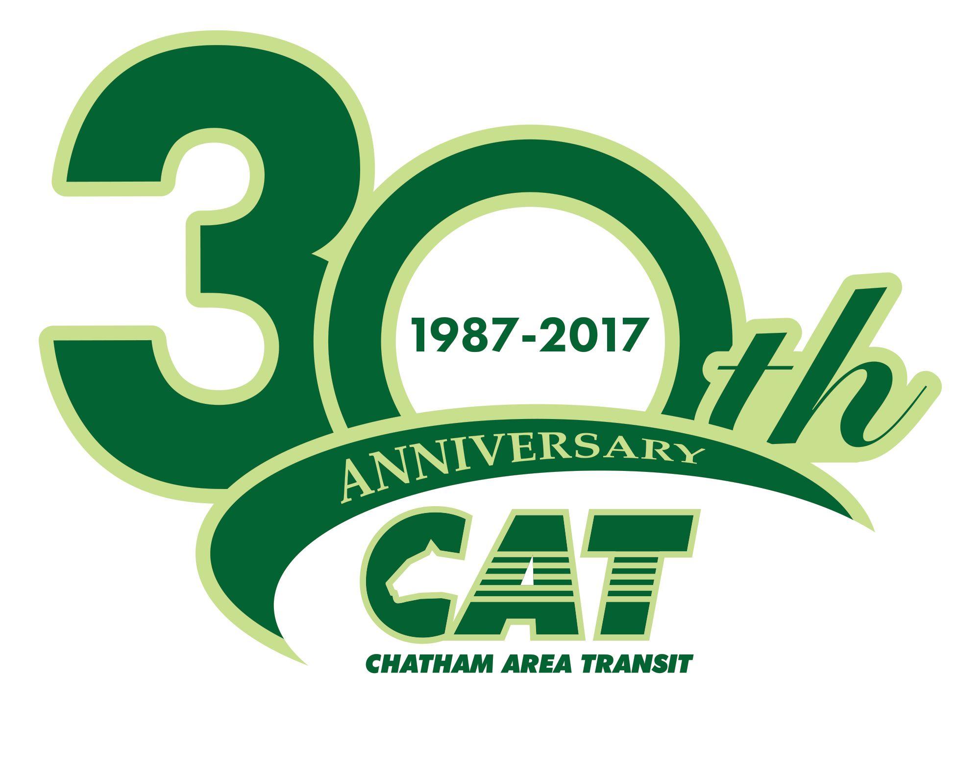 30 Logo - Chatham Area Transit Celebrates 30 Years | Chatham Area Transit (CAT)