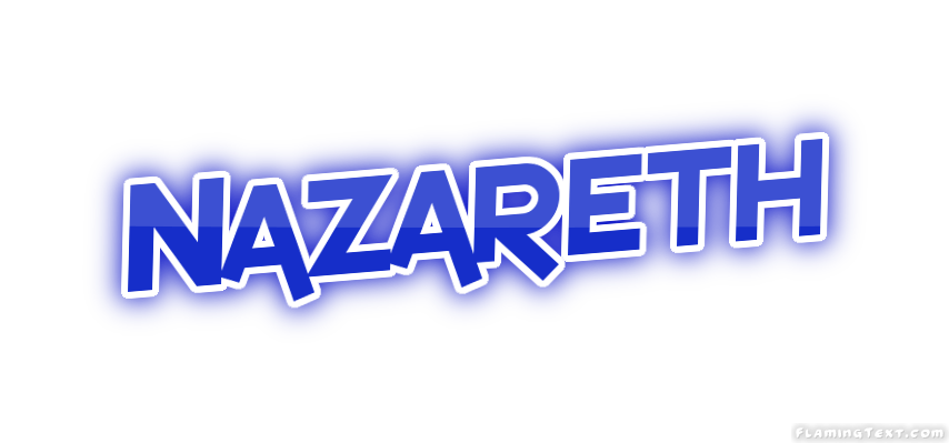Nazareth Logo - Israel Logo. Free Logo Design Tool from Flaming Text
