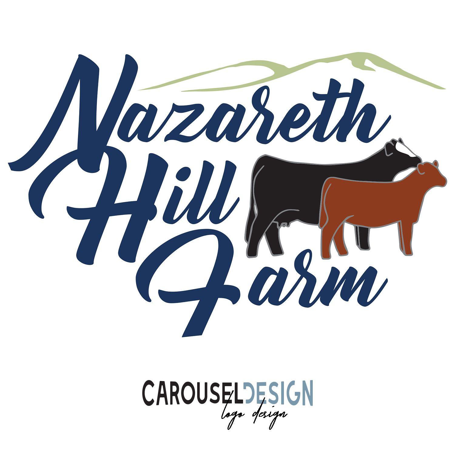 Nazareth Logo - Logo design for Nazareth Hill Farm by Carousel Design. Logo Design