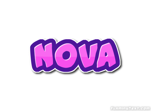 Nova Logo - Nova Logo. Free Name Design Tool from Flaming Text