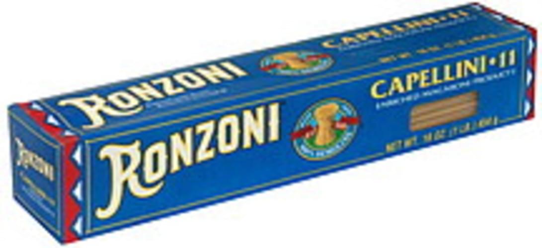 Ronzoni Logo - Ronzoni Capellini 11 - 16 oz, Nutrition Information | Innit