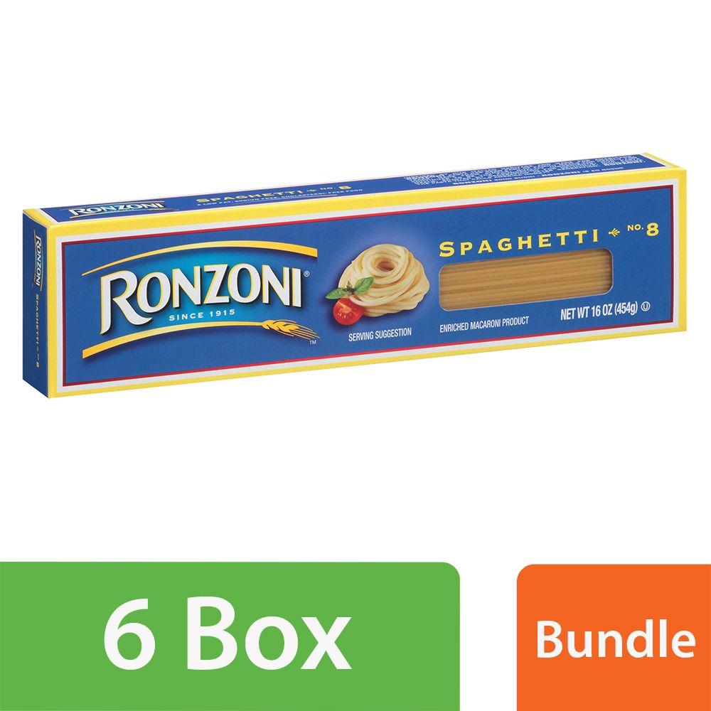 Ronzoni Logo - Ronzoni No. 8 Spaghetti Pasta, 16 Ounce Box