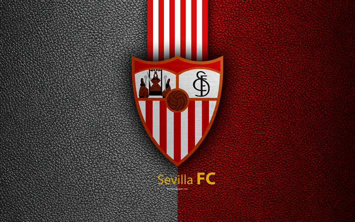 Sevilla Logo - Download wallpaper Sevilla FC, 4K, Spanish football club, La Liga