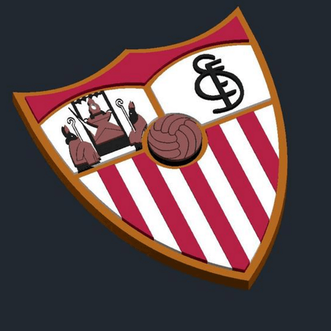 Sevilla Logo - Free 3D printing designs Sevilla FC ・ Cults