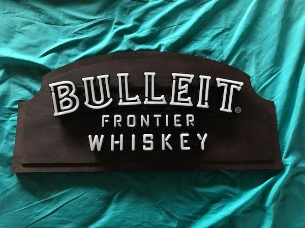 Bulleit Logo - Bulleit Whiskey LED Neon Sign