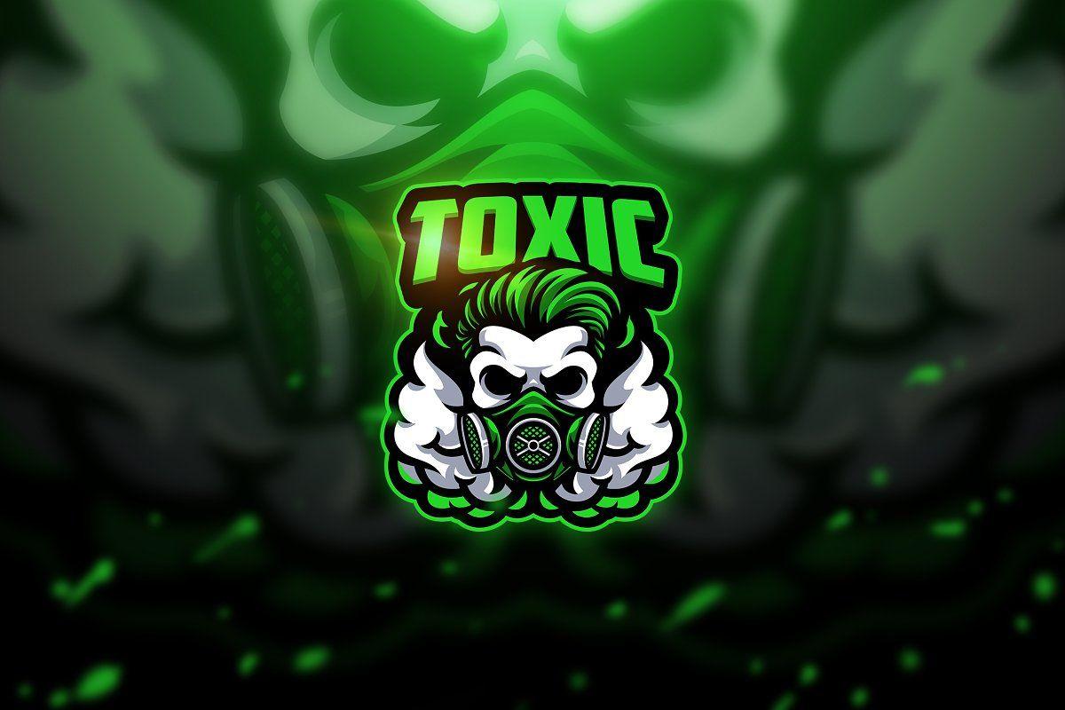 Toxiz Logo - Toxic skull & Esport Logo