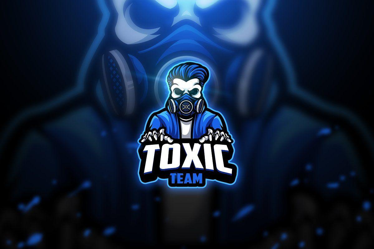 Toxiz Logo - Toxic skull 2 - Mascot & Esport Logo