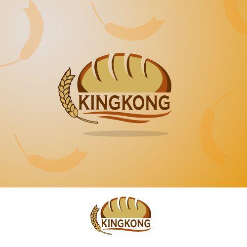 Roti Logo - Sribu: Logo Design Logo Roti KingKong