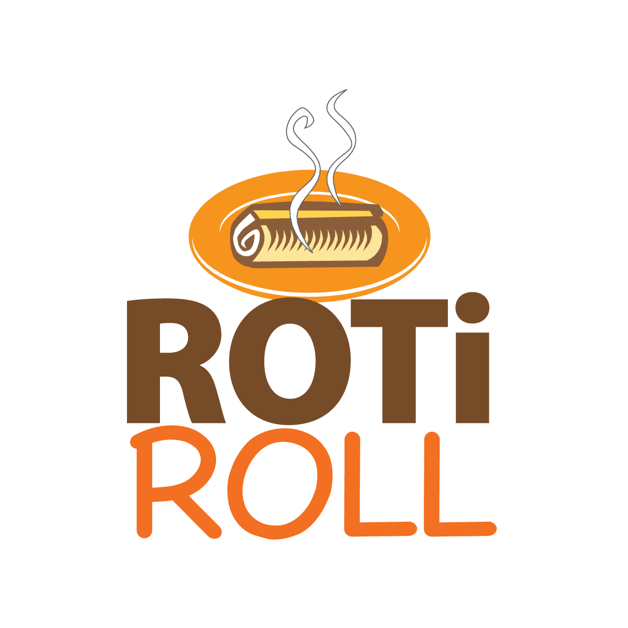 Roti Logo - Playful, Modern Logo Design for Roti Roll by Chandra. Design