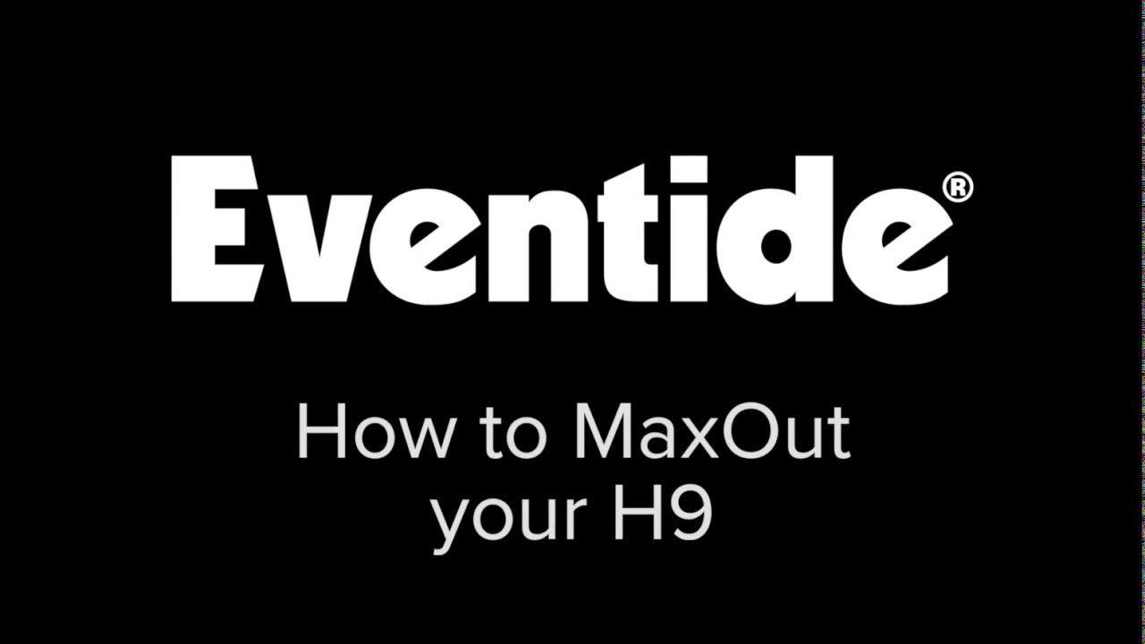 H9 Logo - H9 MaxOut Program | Eventide