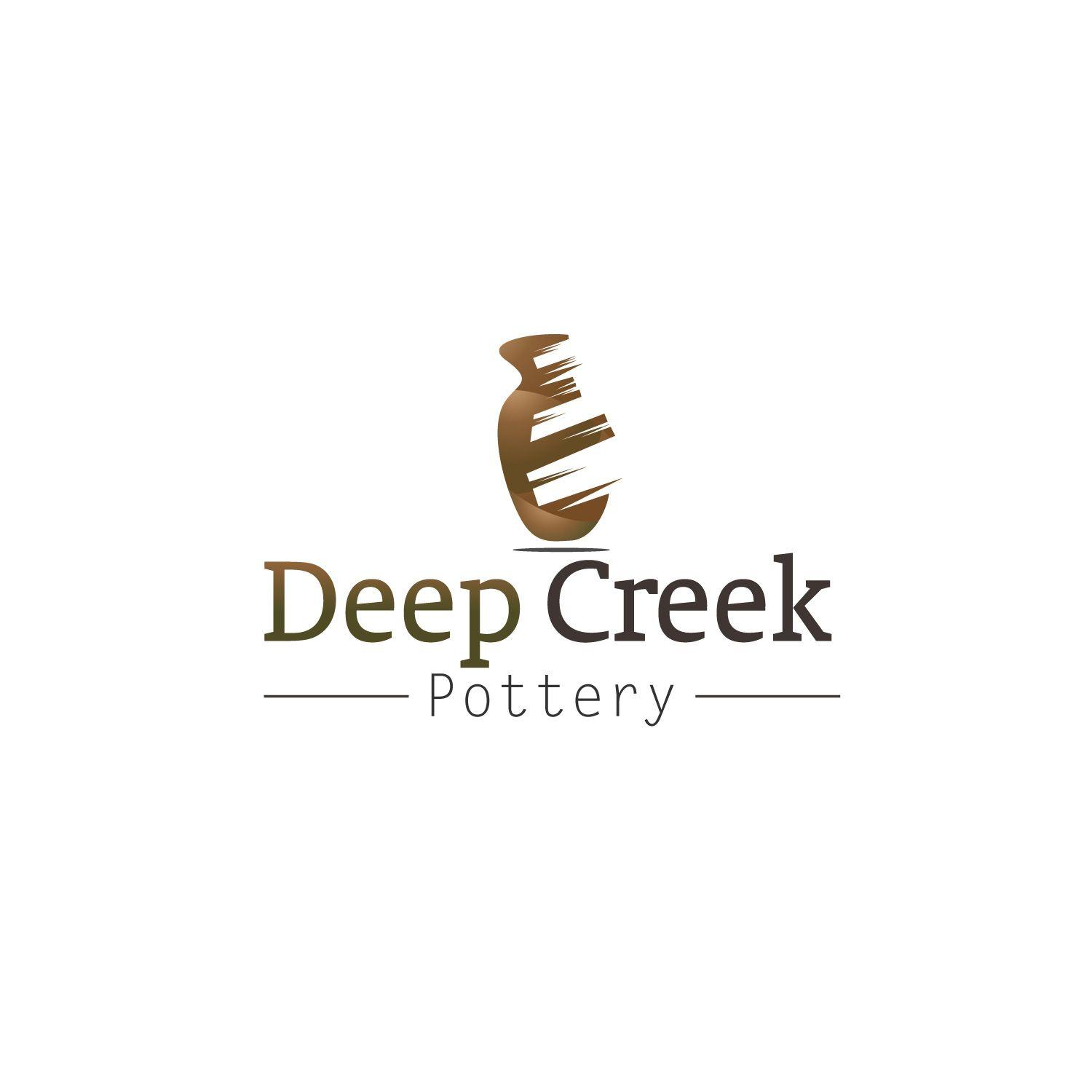 Pottery Logo - Bold, Playful, Business Logo Design for Deep Creek Pottery by ...