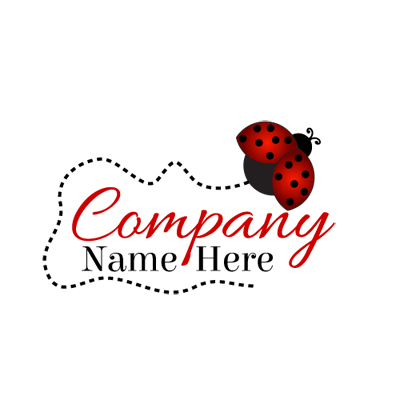 Ladybug Logo - Open Wings Ladybug Logo Maker