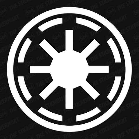 Republic Logo - Star Wars Galactic Republic Symbol Vinyl Decal