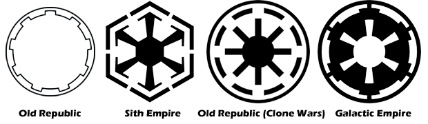 Republic Logo - Why does the Republic in the prequels use the iconography and ...