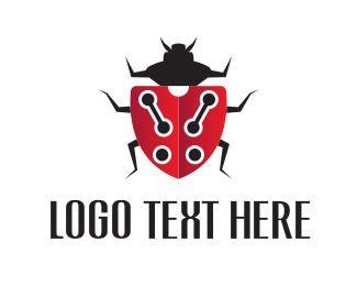 Ladybug Logo - Tech Ladybug Logo
