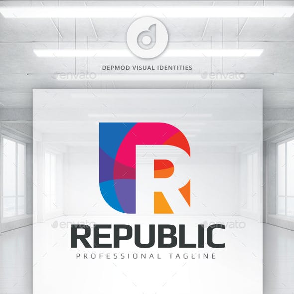 Republic Logo - Raster Logo Templates from GraphicRiver