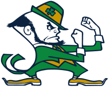 Irish Logo - Notre Dame Leprechaun