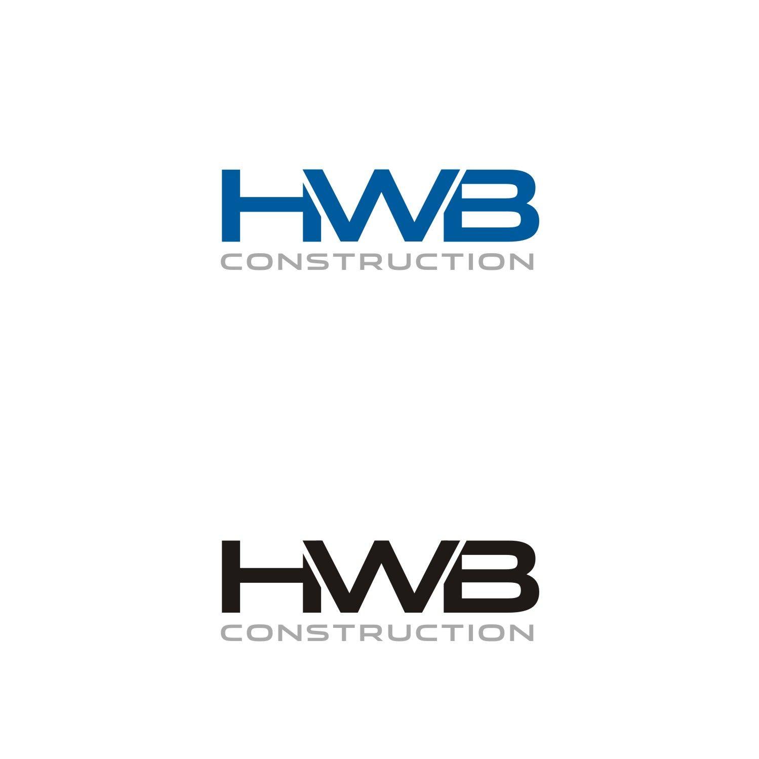 Hwb Logo - Modern, Bold, Construction Logo Design for HWB Construction