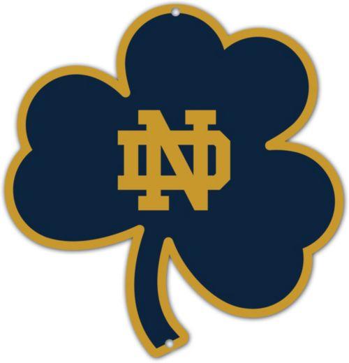 Irish Logo - Authentic Street Signs Notre Dame Fighting Irish Steel Logo Sign