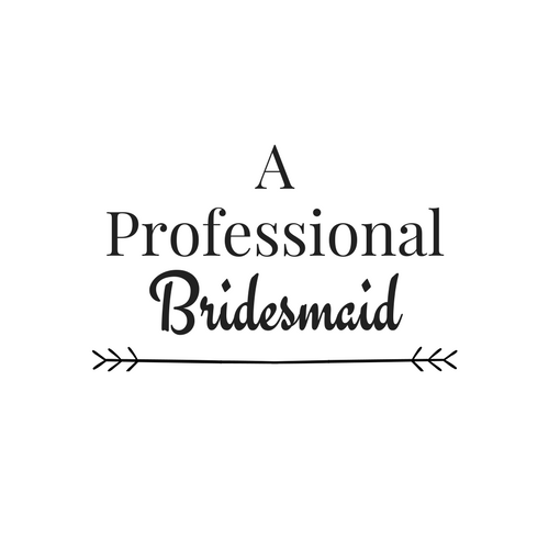 Bridesmaid Logo - A Professional Bridesmaid