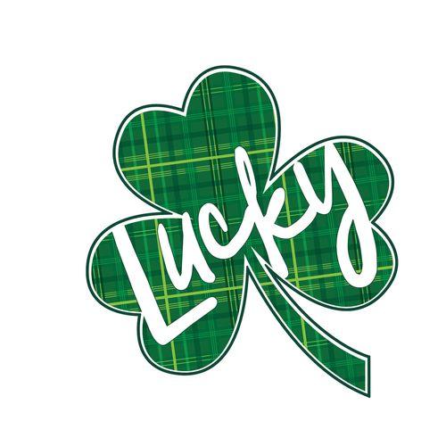 Irish Logo - Plaid Lucky. Logo Add On