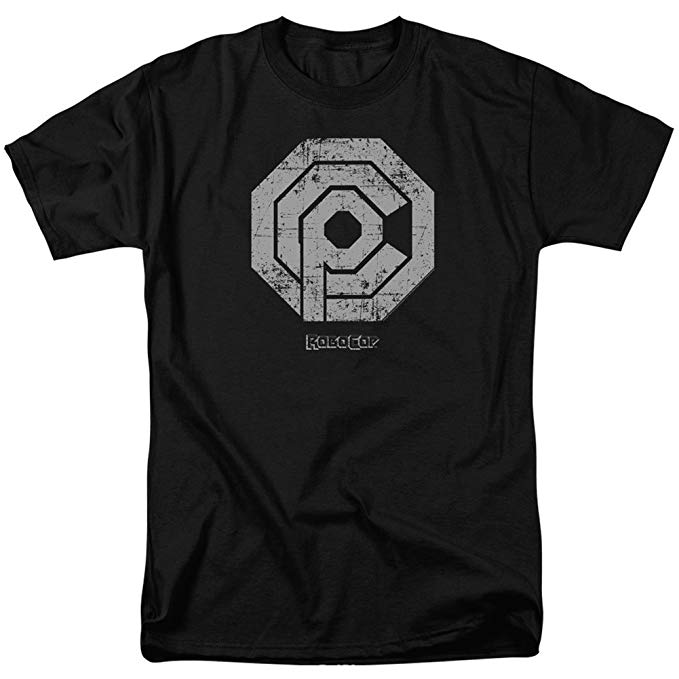RoboCop Logo - Robocop Distressed OCP Logo Licensed Adult T Shirt All Sizes