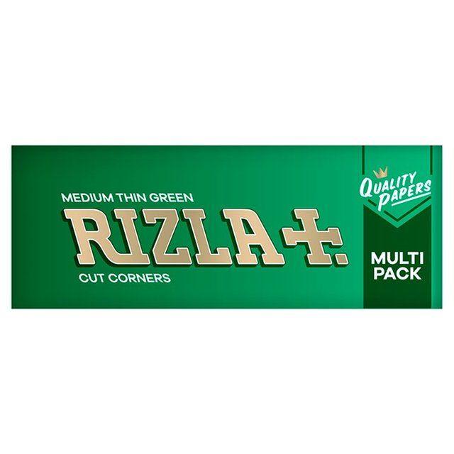 Rizla Logo - Morrisons: Rizla Green Papers Multipack 5 x 50 per pack(Product ...