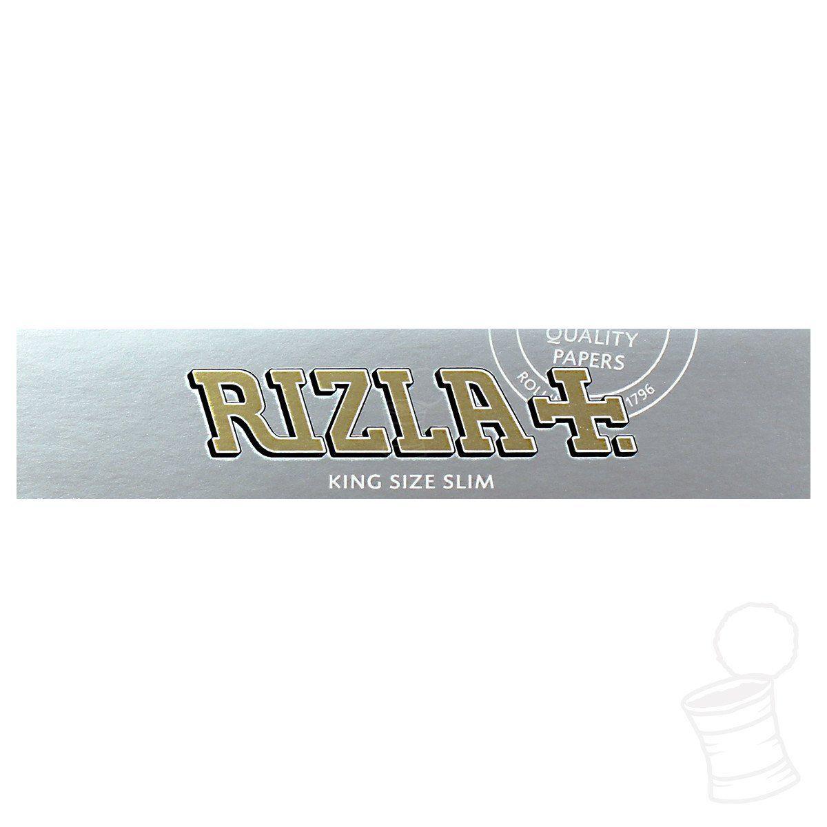 Rizla Logo - Amazon.com: Rizla Rolling Paper 50Pks/Box - Silver King Size Slim ...