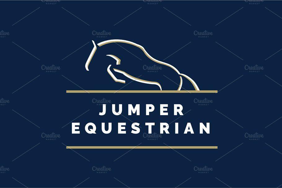 Equestrian Logo - Jumper Equestrian Logo